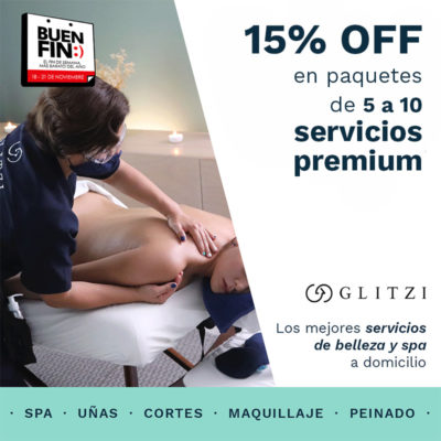 Oferta de Buen Fin en servicios de belleza y spa a domicilio