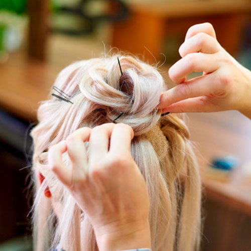 Peinado semirecogido